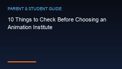 How to Choose an Animation Institute in Coimbatore — 10 Things to Check