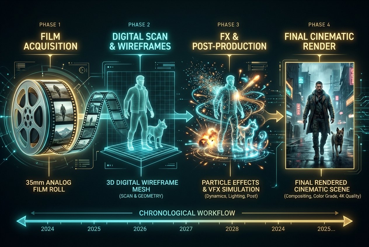 The Film VFX Workflow, Start to Finish